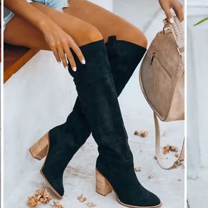 SOLD!!! Ⓜ️ NIB Vici Saint Slouch Boot Black Size 8